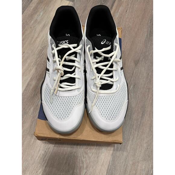 ASICS Men's 11 M UPCOURT™ 5 Volleyball Court Shoe in White/Gunmetal 10.5 - Picture 2 of 9